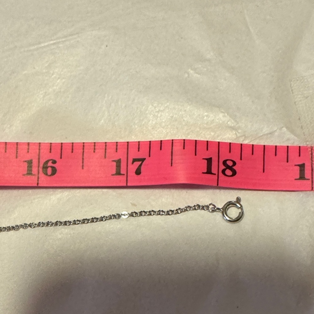 Silver and Red Pendant Necklace - Picture 6 of 6